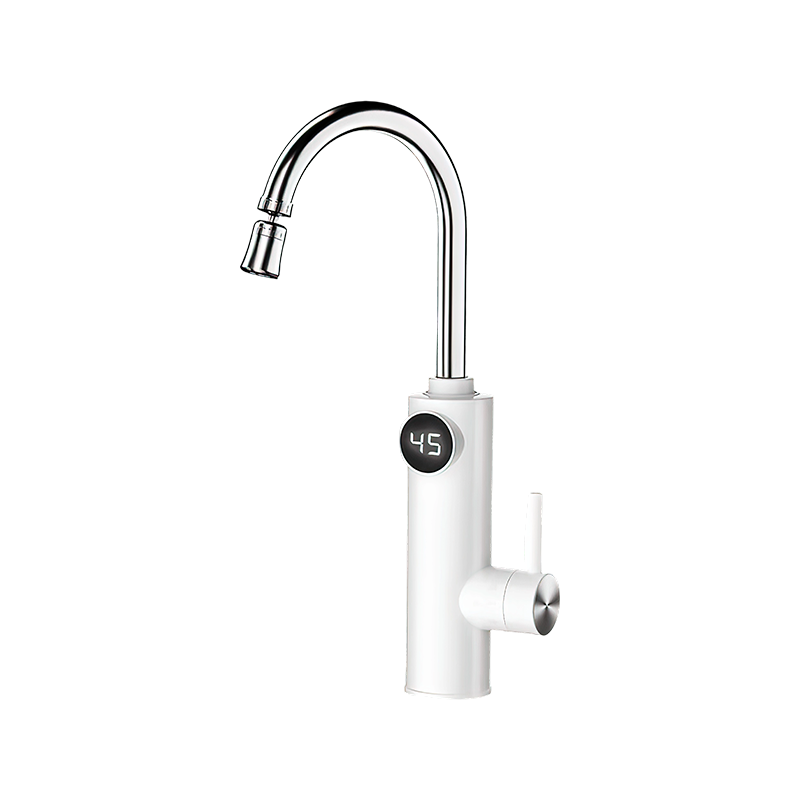SS-02-34 360도 회전식 파이프 전기 온수 꼭지 주방